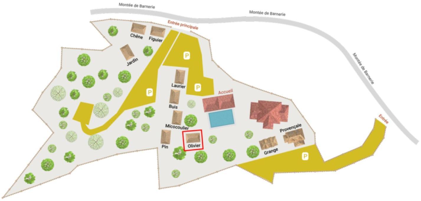 Gites Domaine De La Barnerie Saint Alban Auriolles Ruang foto
