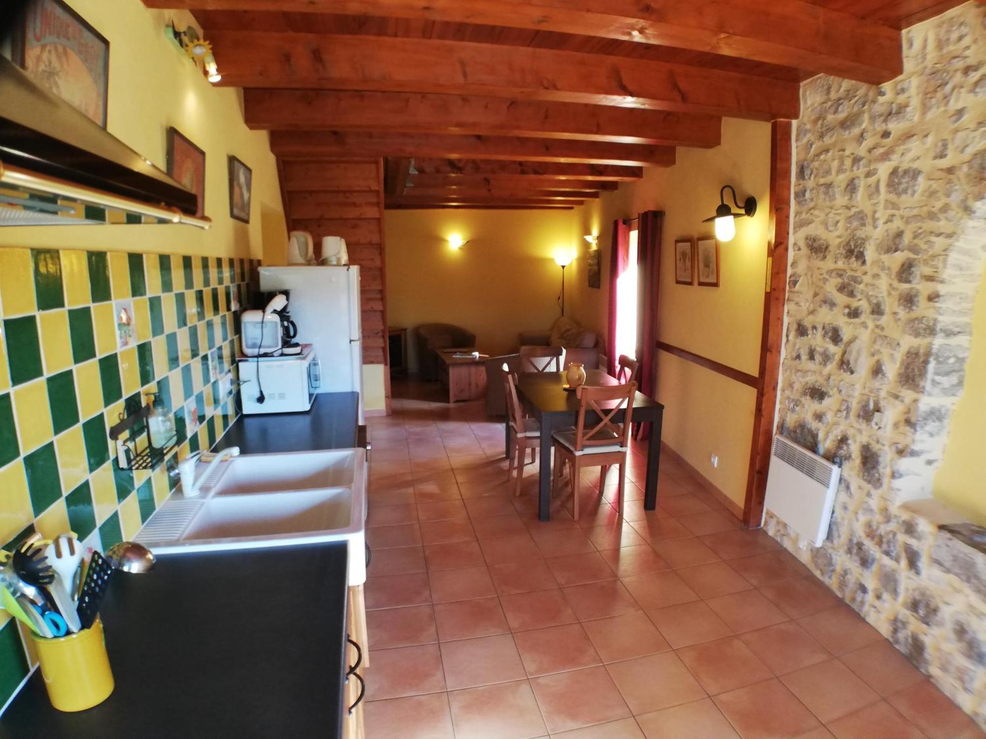 Gites Domaine De La Barnerie Saint Alban Auriolles Ruang foto